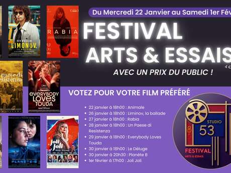 Festival Arts & Essais au Studio 53