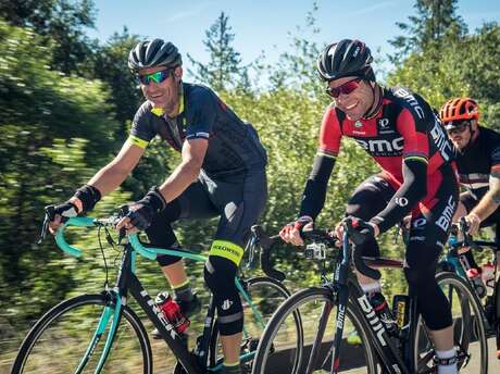 Course cycliste et randonnée