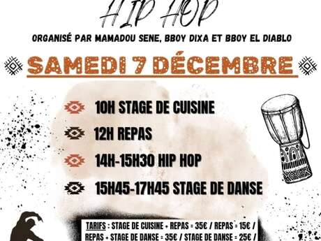 Stage de danse africaine, hip hop et cuisine