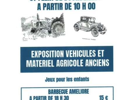Exposition de véhicules et matériel agricole anciens