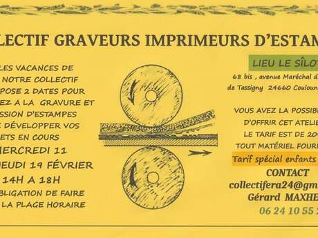 Initiation à la gravure et à l'impression d'estampes