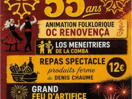 Fête du groupe folklorique "Lous Daus Picadis"