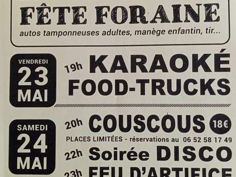 Fête, repas et vide greniers
