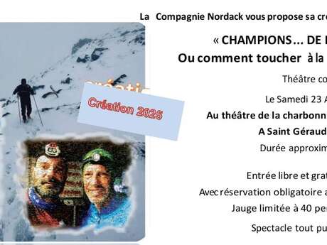 Théâtre comtemporain par la Compagnie Nordack création 2025