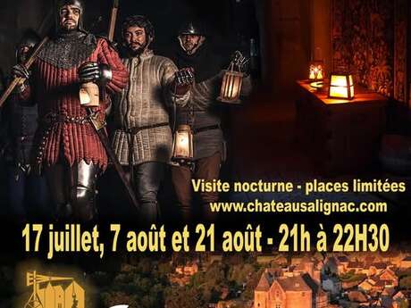 Visites nocturnes à la lumière des lanternes - Château de Salignac