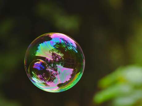 Jeux d'eau et bulles de savons