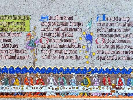 Stage d’enluminures Enfants– Châteaux en fête