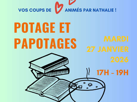Club de lecture Potage et Papotages - Médiathèque Carsac-Aillac