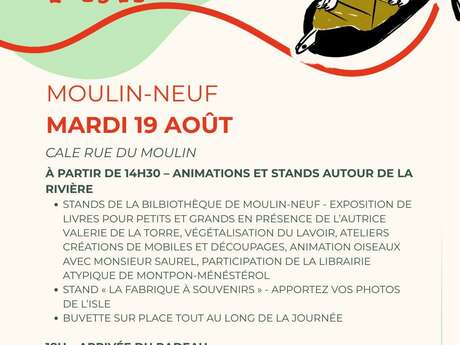 Au fil de l'Isle à Moulin-Neuf