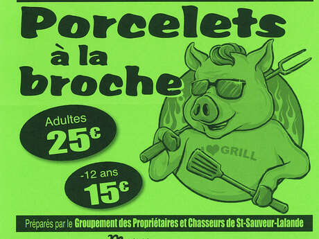 Porcelet à la broche