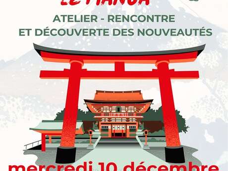 Atelier-rencontre sur le manga dès 10 ans