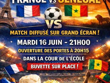 Diffusion du Match Coupe du monde 2026 France VS Sénégal