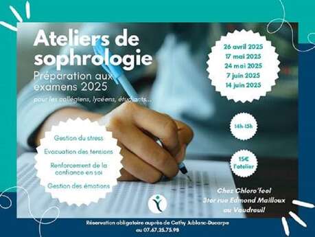 Atelier de sophrologie pour la préparation aux examens 2025
