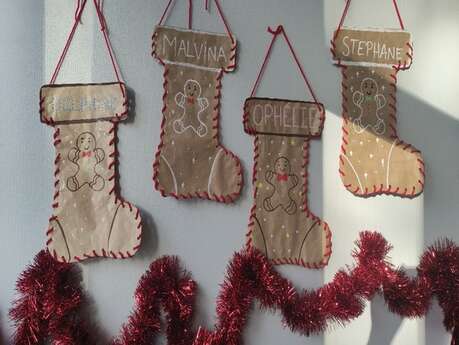 Atelier création Chaussettes de Noël de 3 à 7 ans