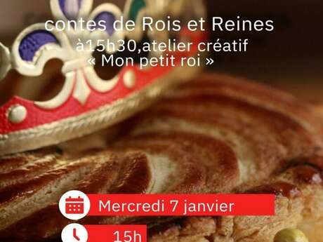 Lecture de contes et atelier créatif de Rois et Reines