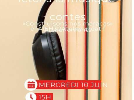 Contes et atelier de 3 à 8 ans - Fête de la musique
