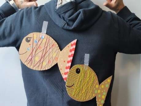 Atelier Petits poissons d’avril de 4 à 6 ans