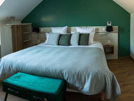 Le patio de l'Hostellerie