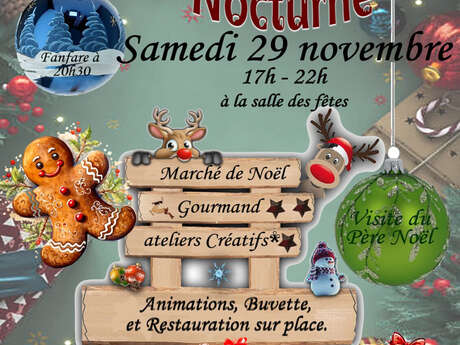Marché de Noël nocturne