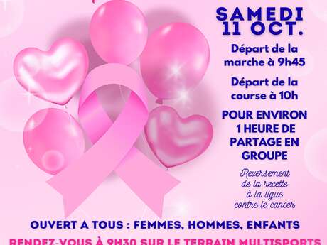 Marche et course pour Octobre Rose