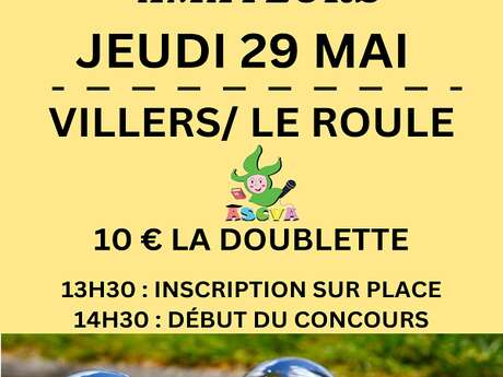 Concours de pétanque amateur dès 10 ans