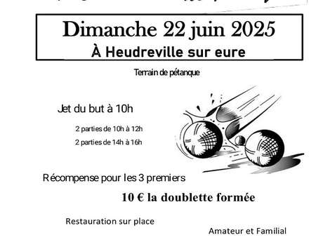 Concours de pétanque