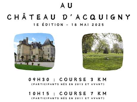 Course nature au Château d’Acquigny