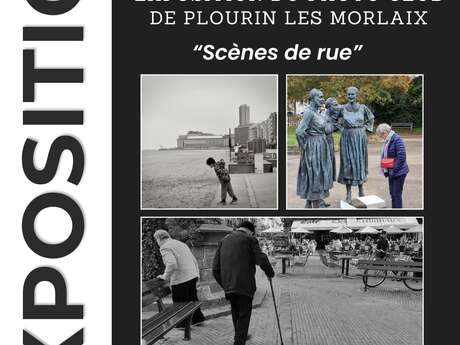 Exposition du Photo Club de Plourin Les Morlaix "Scènes de rue" à l'EHPAD Mont Le Roux à Huelgoat.