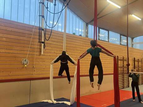 Stage aériens trapèze et tissus avec Anja Dietrich