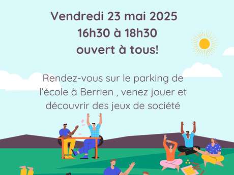 Goûter - Jeux de Société à la Ludothèque de Berrien.