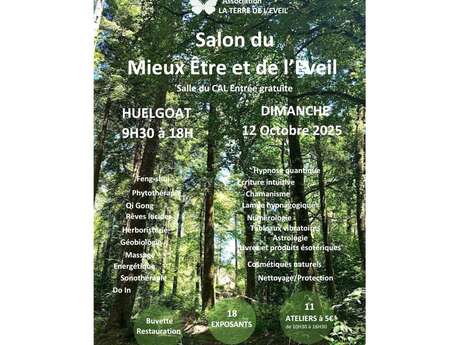 Salon Mieux Etre et d'Eveil à la salle du CAL à Huelgoat.