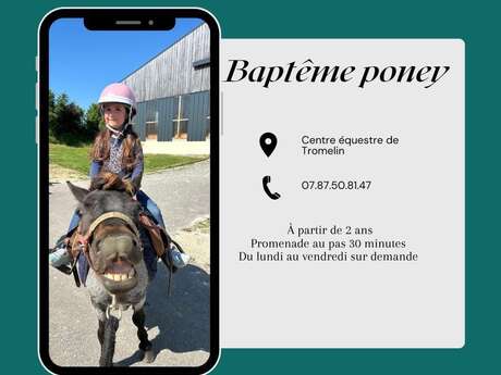 Baptême poney
