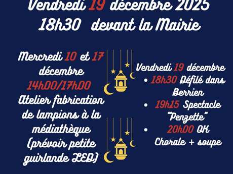 Fête des Lumières à Berrien.