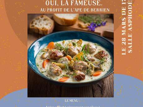 Soirée Blanquette à Berrien.