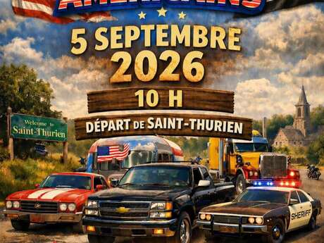 Rassemblement et balades de voitures Américaines