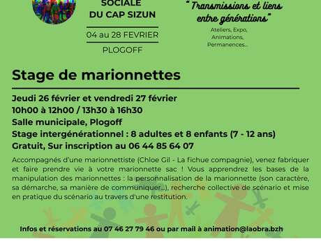 Stage de marionnettes
