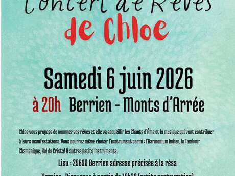 Concert de Rêve de Chloé à Berrien.
