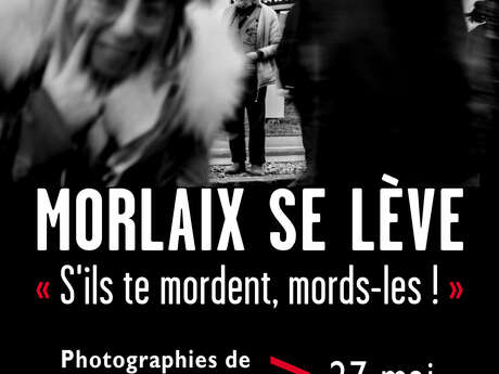 Exposition "Morlaix se lève". Photographie de Laurent Baudry à la Médiathèque de Berrien.