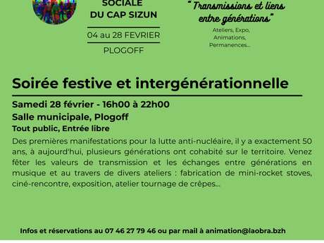 Soirée festive et intergénérationnelle