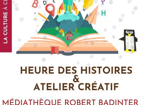 Heures des Histoires & atelier créatif