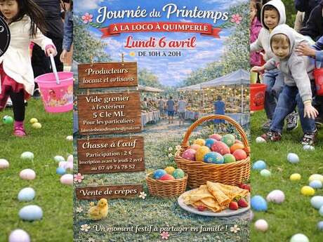 Marché, vide grenier et chasse à l'œuf