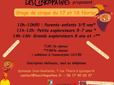 Stage de cirque avec Les Cirkopathes