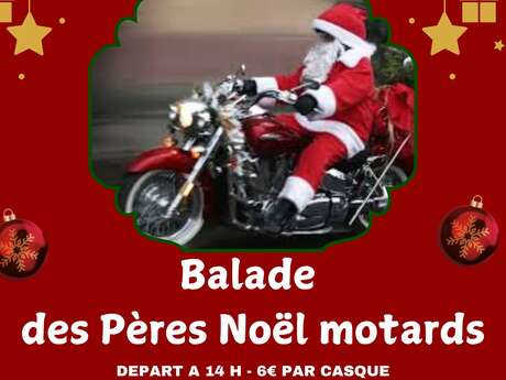 Balade moto des Pères Noël