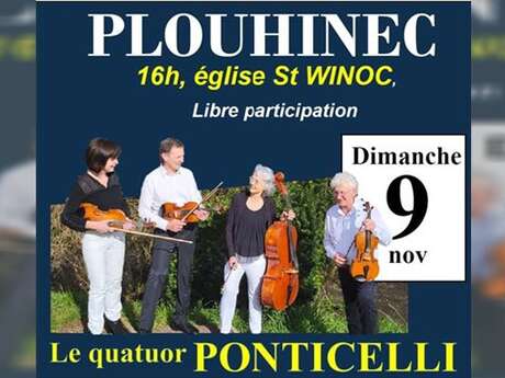 Concert du Quatuor Ponticelli