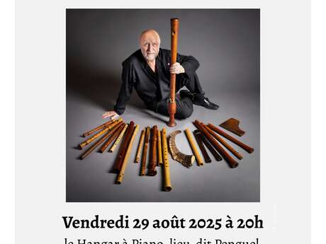 Concert de flûtes du monde avec Pierre Hamon