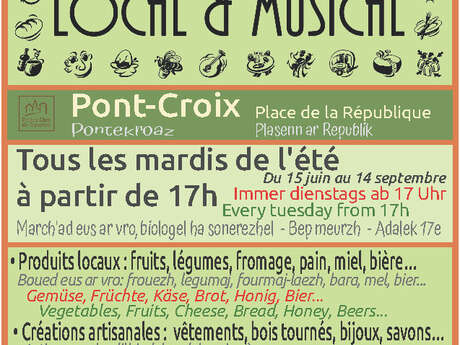 Marché Bio Local et Musical Marché Bio Local et Musical