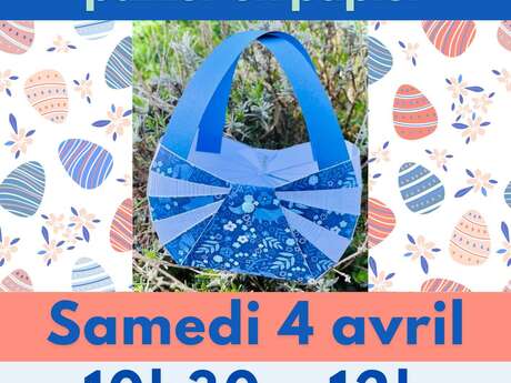 Atelier créatif : Création d'un petit panier en papier