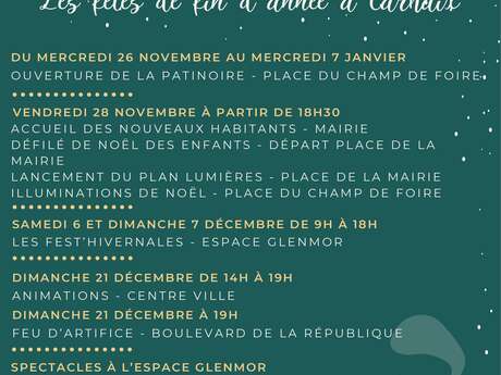 Marvailhus : Fêtes de fin d'année à Carhaix