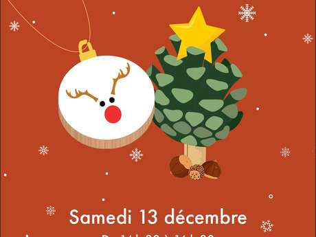 Atelier déco de Noël récup