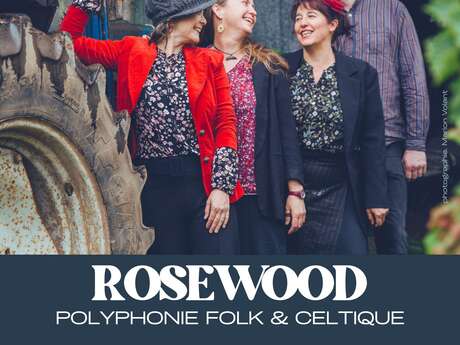 Concert du Groupe Rosewood au théâtre de verdure à Huelgoat.